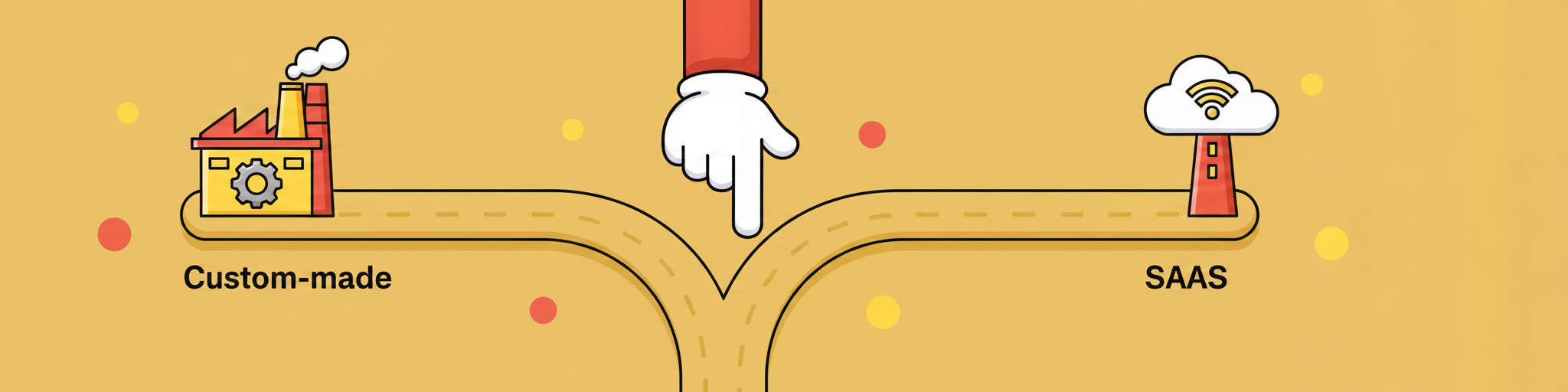 Illustration de l'article « Logiciel sur-mesure ou SaaS : comment trancher sans se tromper »