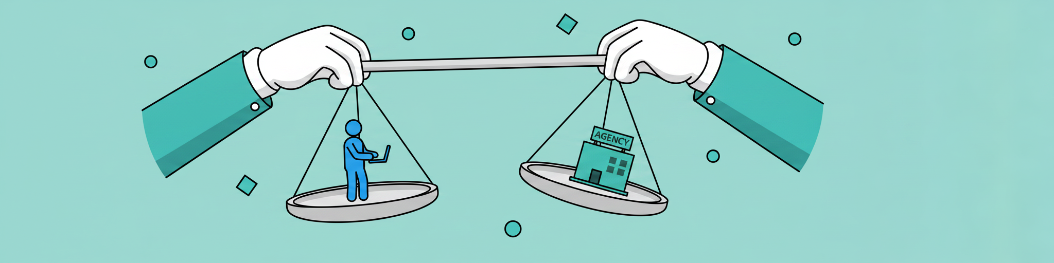 Illustration de l'article « Freelance ou agence pour développer un logiciel ? Le comparatif »